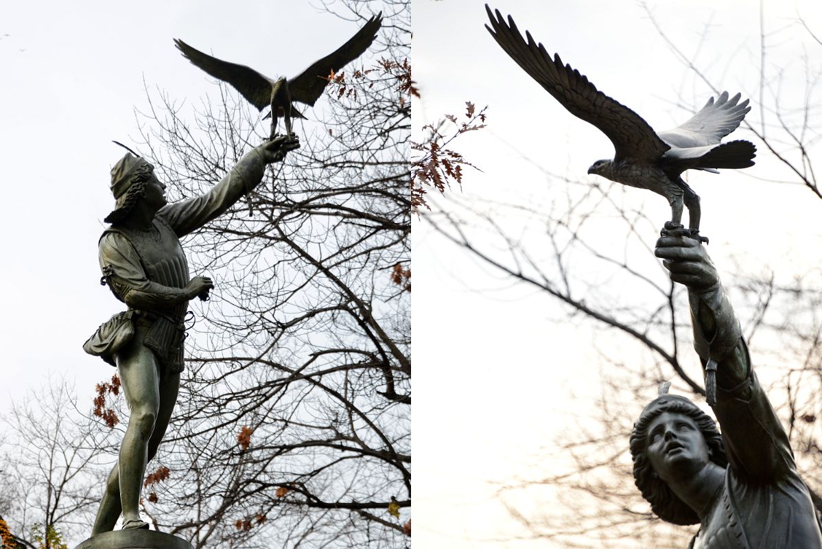 18A The Falconer Sculpture By George Blackall Simonds In Central Park Midpark 72 St